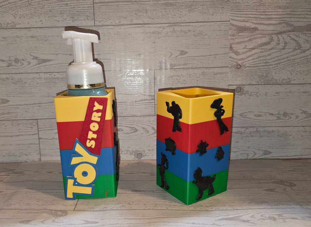 Foaming soap holder
