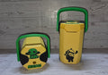 Minion and Monsters inspired can koozie